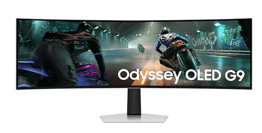 Монитор 49" SAMSUNG Odyssey OLED G9 LS49DG910SIXCI DQHD 1800R 144Hz 0.03мс 250кдм2 1млн:1 HDMI DP