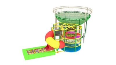 "Башня паука" с вязанным лабиринтом (11,5*6*4,2м)