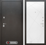 Дверь Входная Лабиринт Silver 24 Белый софт металлическая