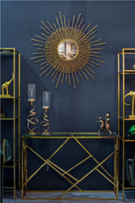 GY-CST2051214GOLD Консоль прозрачное стекло/золото30*115*78см