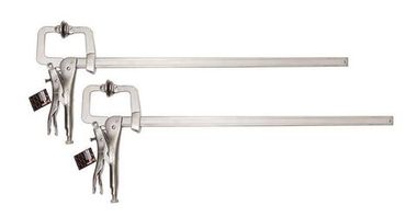 Зажим гейферный струбцинного типа с ''плавающим круглым захватом''24''-600мм (захват:0-610мм) Forsage F-66024