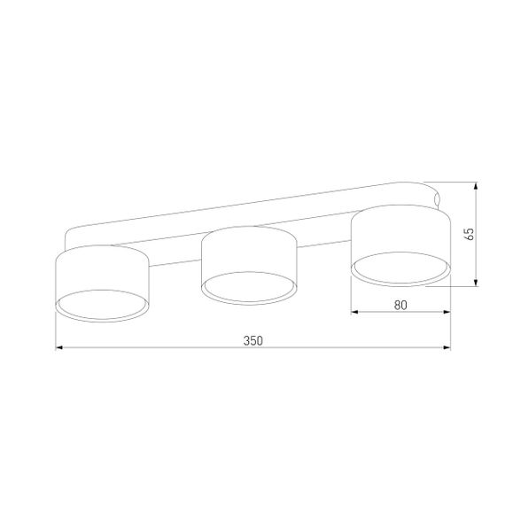 Потолочная люстра TK Lighting 6142 Space Black Gold