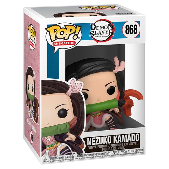 Фигурка Funko POP! Animation Demon Slayer Nezuko Kamado (868) 49013 / Фигурка по мотивам аниме "Клинок, рассекающий демонов", Незуко Камадо. Товар уцененный
