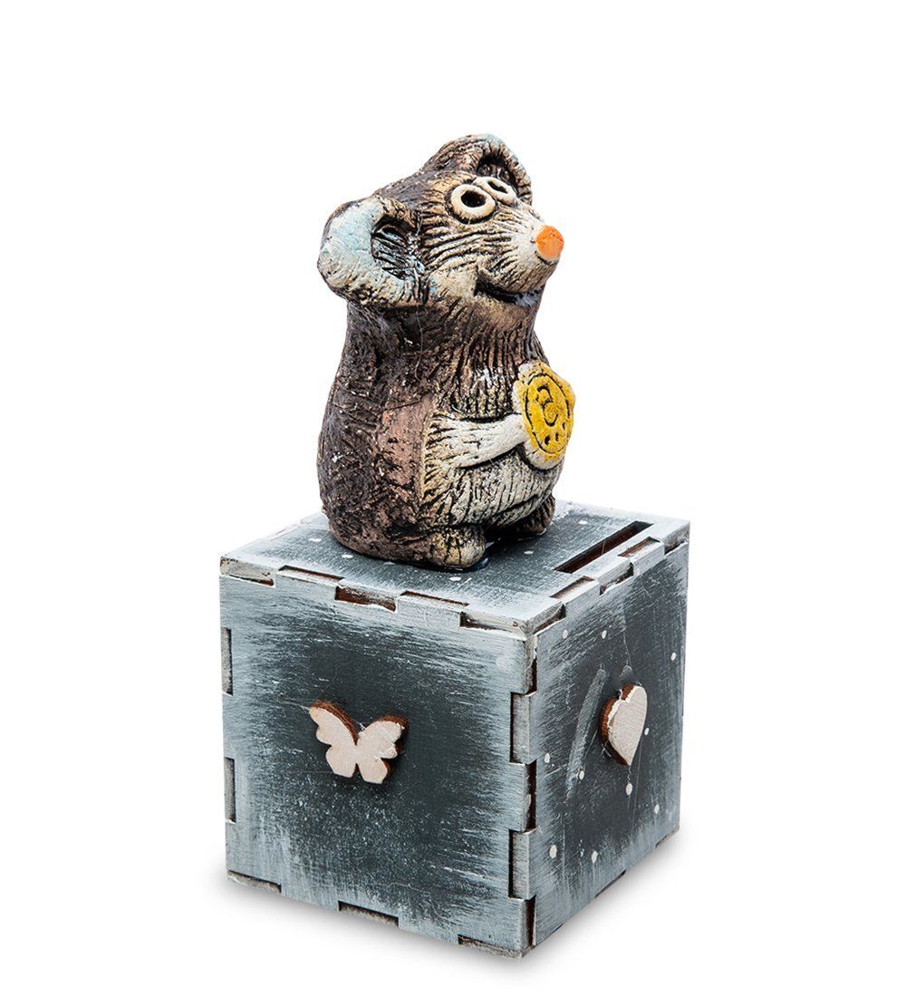 КоКо Шамель KK-623 Копилка «Мышонок с денежкой» шамот