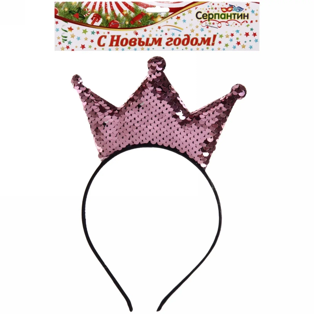 Ободок карнавальный «Корона Русалка»