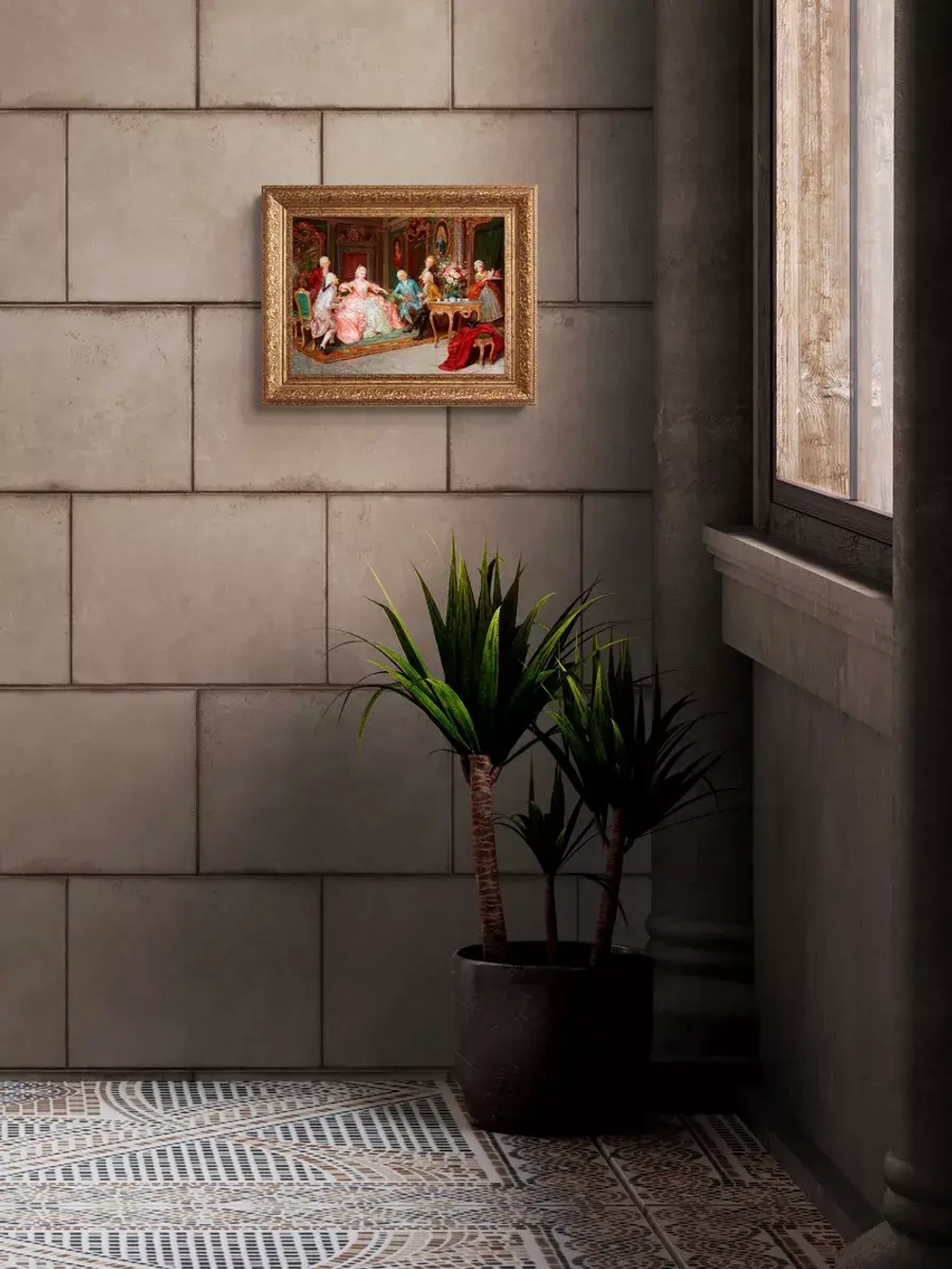 Картина на стену интерьерная на холсте 41*51 см