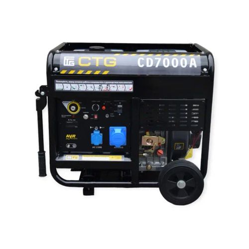 Генератор дизельный CTG CD7000A - [5 кВт / 220V / Lifan C188FD] выход ATS для АВР