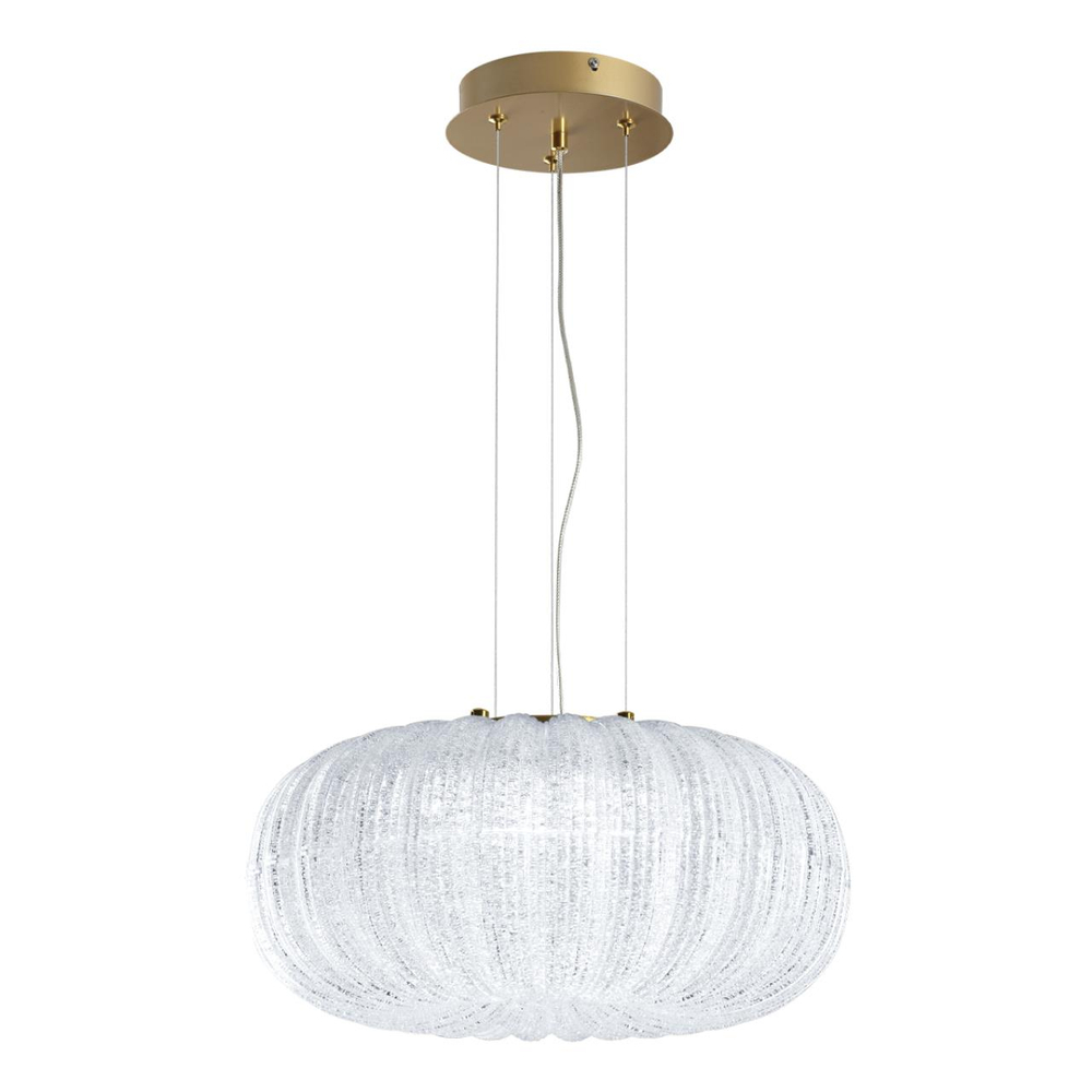 7720/36L PIKO LED SN 572 Светильник металл/стекло/прозрачный/золотой LED 36Вт 3000-6500K D400 IP20 пульт ДУ ANGELO
