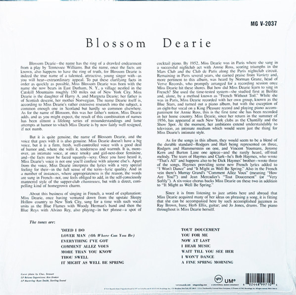 Blossom Dearie / Blossom Dearie (LP)