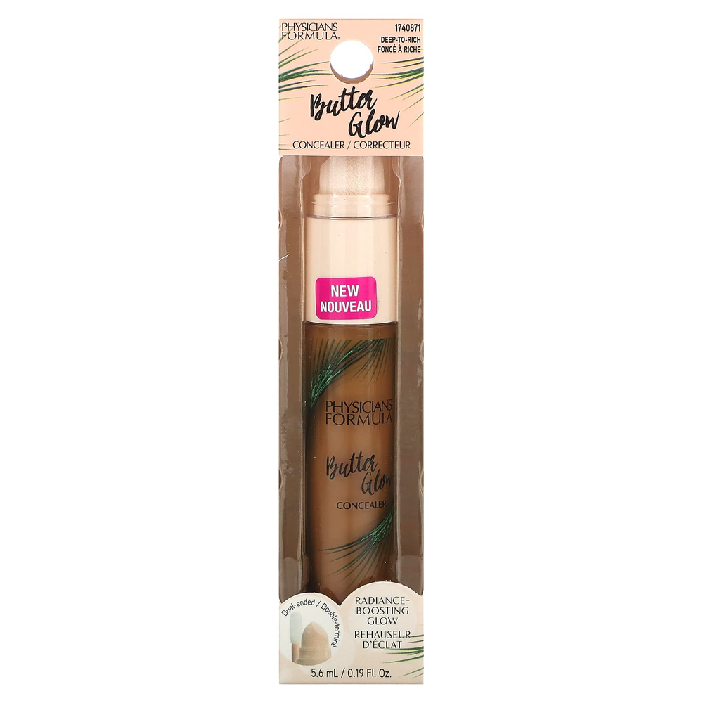 Physicians Formula, Консилер Butter Glow, 1740871 Deep-To-Rich, 5,6 мл (0,19 жидк. унц.)