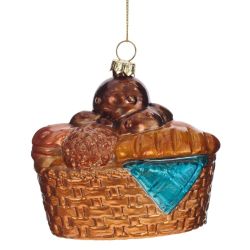 GAEM Украшение новогоднее "Корзинка", L10 W6,5 H9,5 см, 2в.