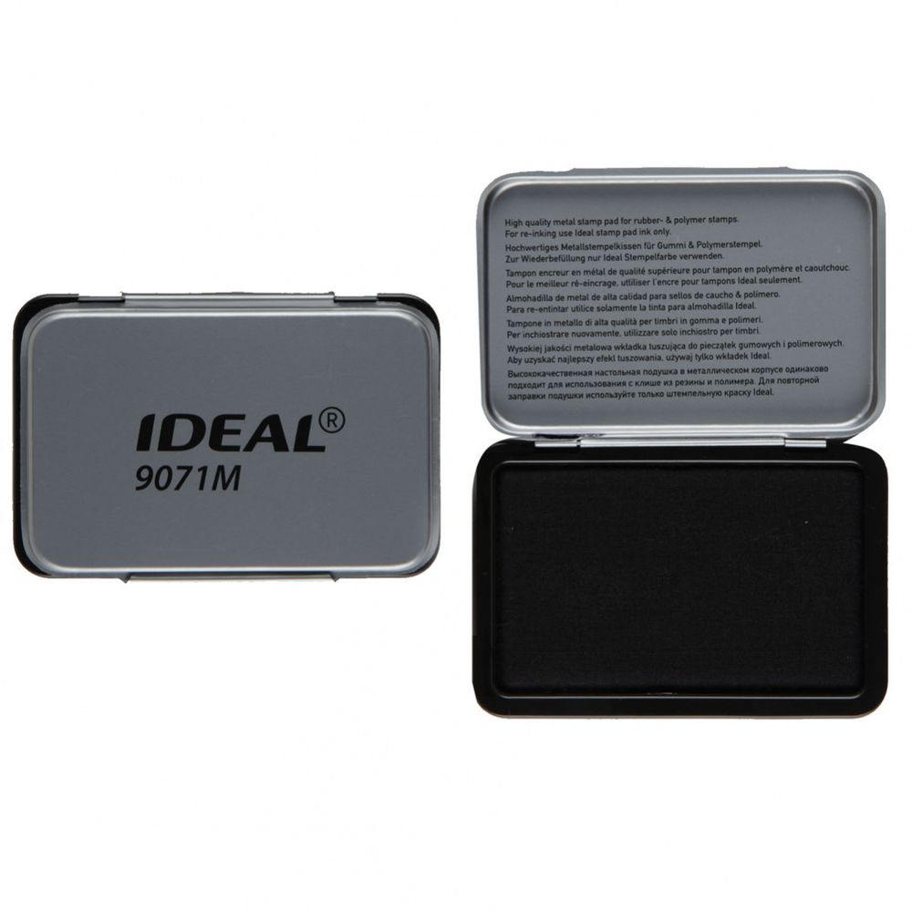 Настольная штемпельная подушка IDEAL 9071 m 90х56 мм.