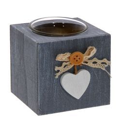 GAEM Подсвечник, L8 W8 H8 см, 3в.