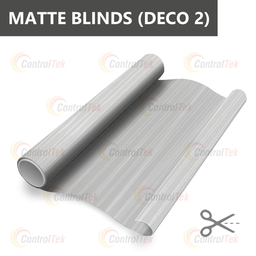 Пленка для окон декоративная MATTE BLINDS (DECO 2) ControlTek, на отрез