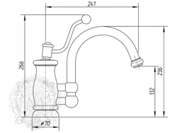 Смеситель для кухни Migliore Vivaldi ML.VIV-9930 схема