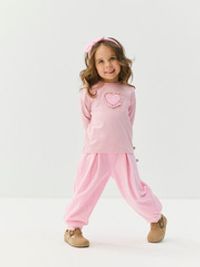 Лонгслив "Розовый зефир" 0+