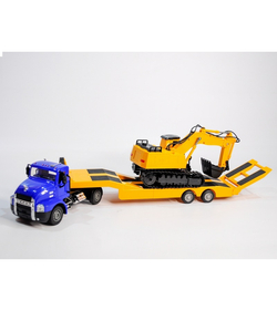 Радиоуправляемый тягач с тралом Double Eagle MACK 1/26 2.4G RTR