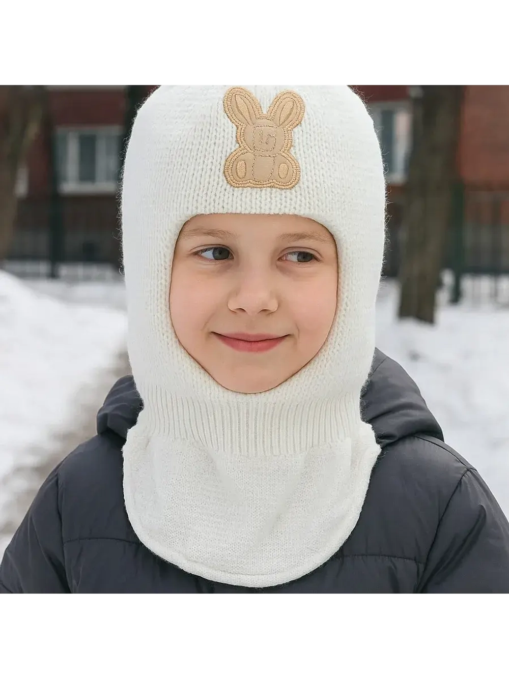 Шапка-шлем для девочки