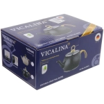 Чайник из нержавеющей стали 2л «Vicalina» турецкий черный VL-9353