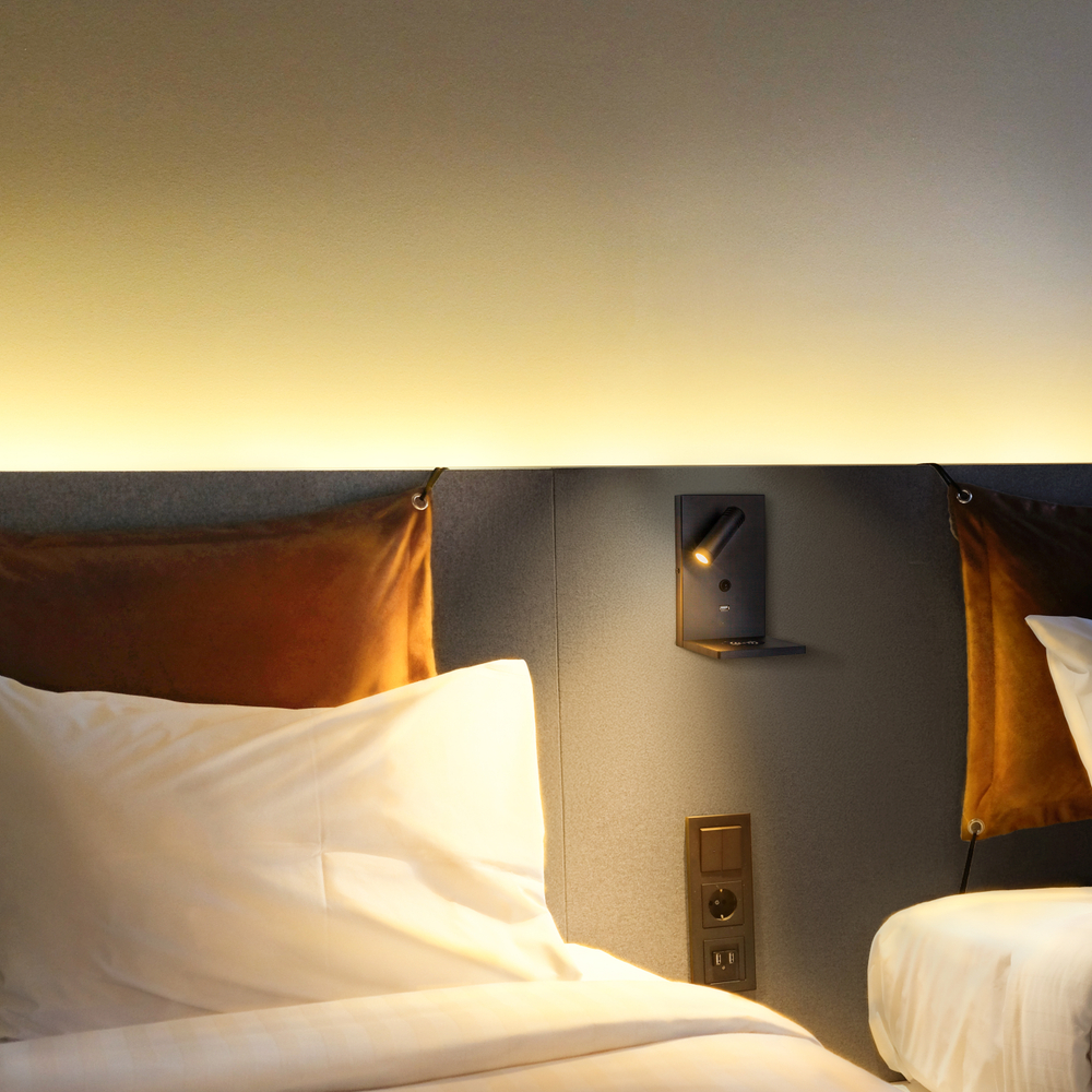 808527 Бра MURO 3W LED 240LM ЧЕРНЫЙ 3000K