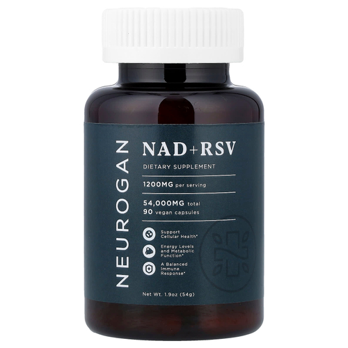 Neurogan Health, NAD и RSV, 90 веганских капсул, 54 г (1,9 унции)