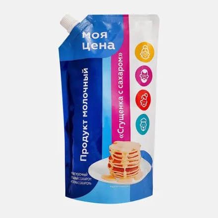 Сгущенка Моя цена с сахаром 1% 650г