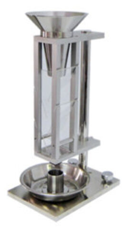 Scott volumeter bulk density meter
