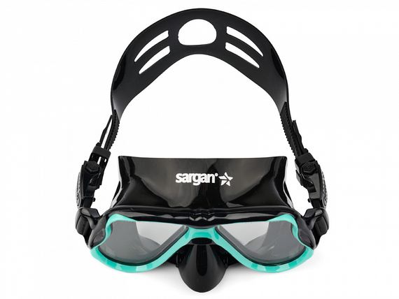 Маска Sargan Сонора черный/бирюзовый