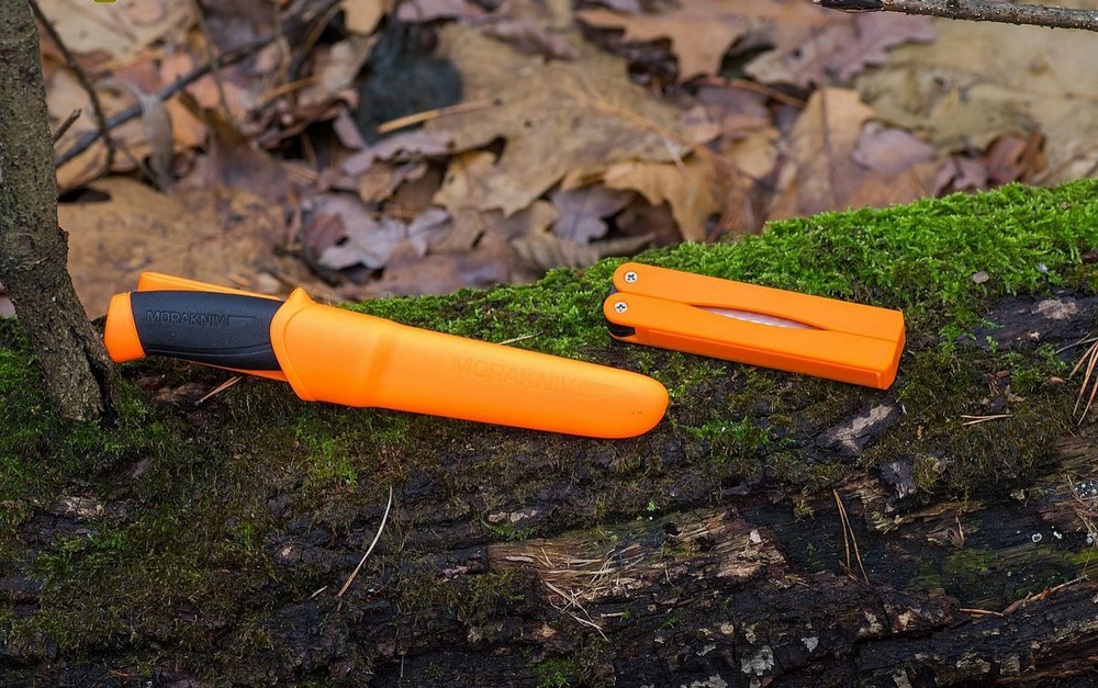 Нож Morakniv Companion F Serrated, нержавеющая сталь, оранжевый