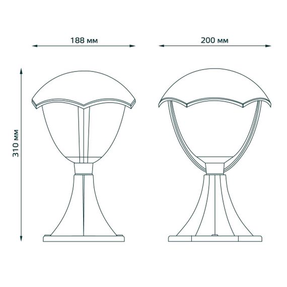 Уличный светильник Gauss Aura GD029