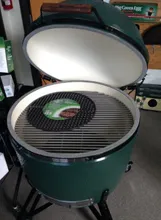 Керамический гриль Big Green Egg 2XL (самый большой), 73 см, на модульной подставке с тумбой