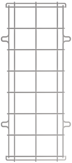 Решетка защитная Navigator 14 172 NPG-03-376-136 (белая)