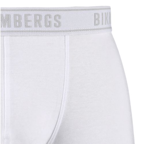 Мужские трусы хипсы (белый) набор 2 в 1 Bikkembergs BKK1UTR15BI