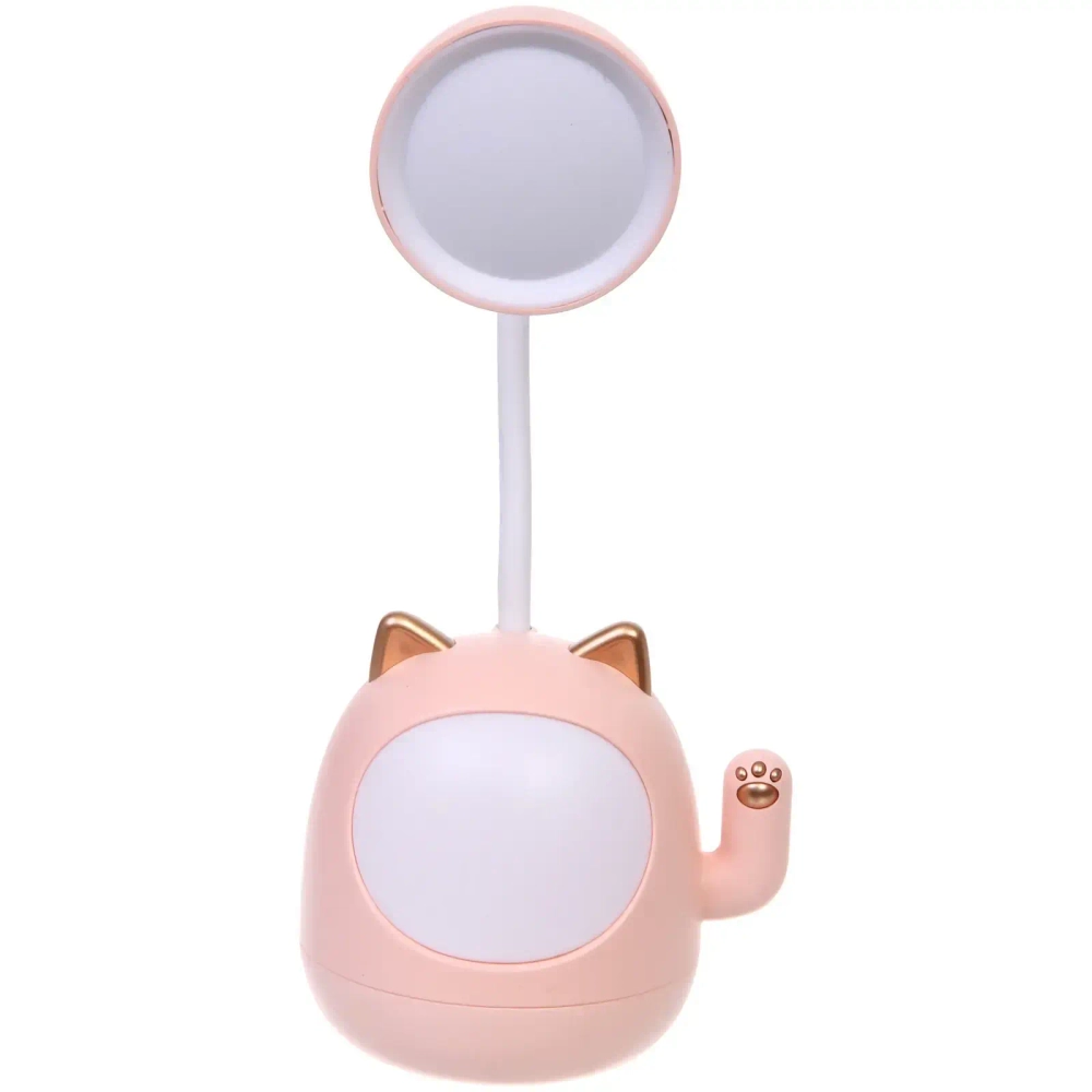Настольная лампа «Sweet - Котёнок» 9*22.5 см LED, USB 3w 5v, Розовый