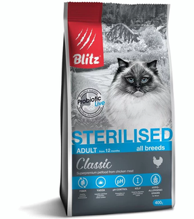 Blitz Adult Classic Sterilised Курица 400гр.
