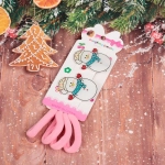 Аксессуары для волос детские 6шт «БИСКВИТ», Снеговик,14*6см