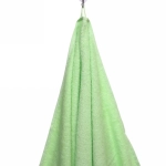 Полотенце махровое 100*150см «SILVER» цвет зеленый 10400 плотность 400гр/м2 с петелькой-подвесом