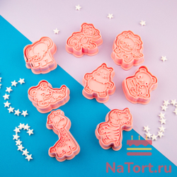 Набор вырубок «Животные» 8 шт