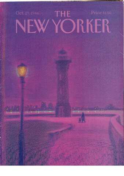 Журнал The New Yorker 27-10-1986, обложка
