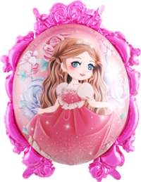 Фигура зеркало для принцессы, розовый 27'' Fl