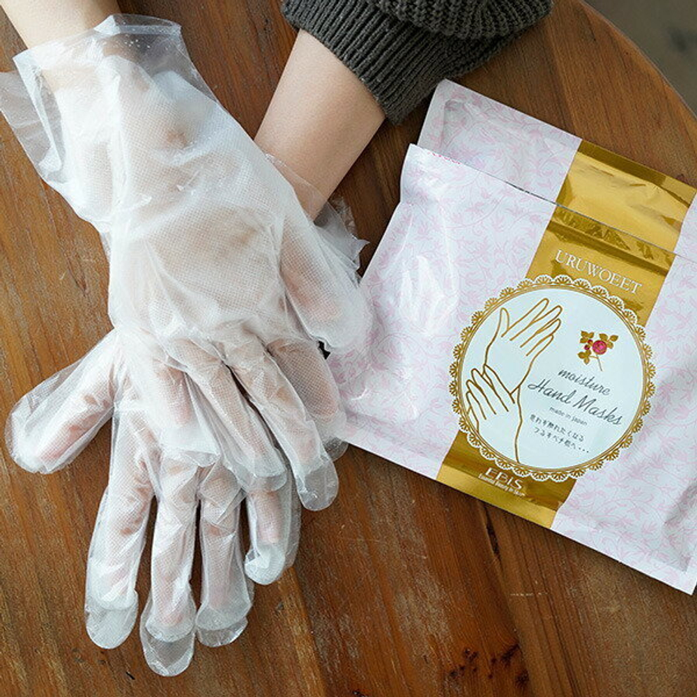 Маска-перчатки для рук Ebis Moisture Hand Masks (36 шт) купить в  интернет-магазине Sakura Trade