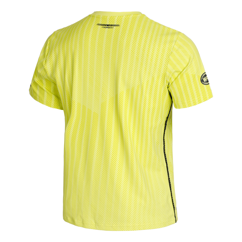 Мужское теннисное поло Bullpadel Limbo T-Shirt Men - Yellow, Black
