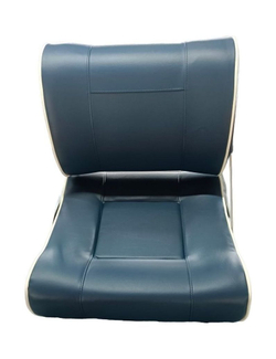Кресло с перекидной спинкой, обивка винил, цвет синий