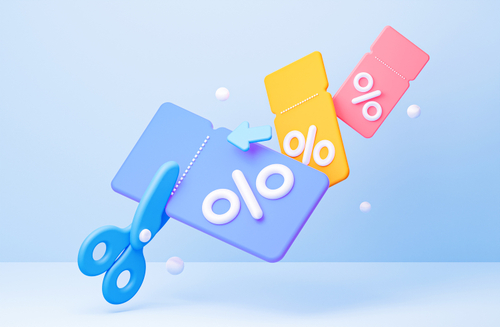 Купоны с ножницами