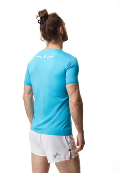 ФУТБОЛКА МУЖСКАЯ COMFORT TEE | SKYBLUE WHITE