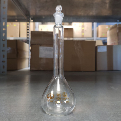 Колба мерная 2- 100мл с шлифом, со стеклянной пробкой, 10/19, (10001133), Минимед, 1шт.