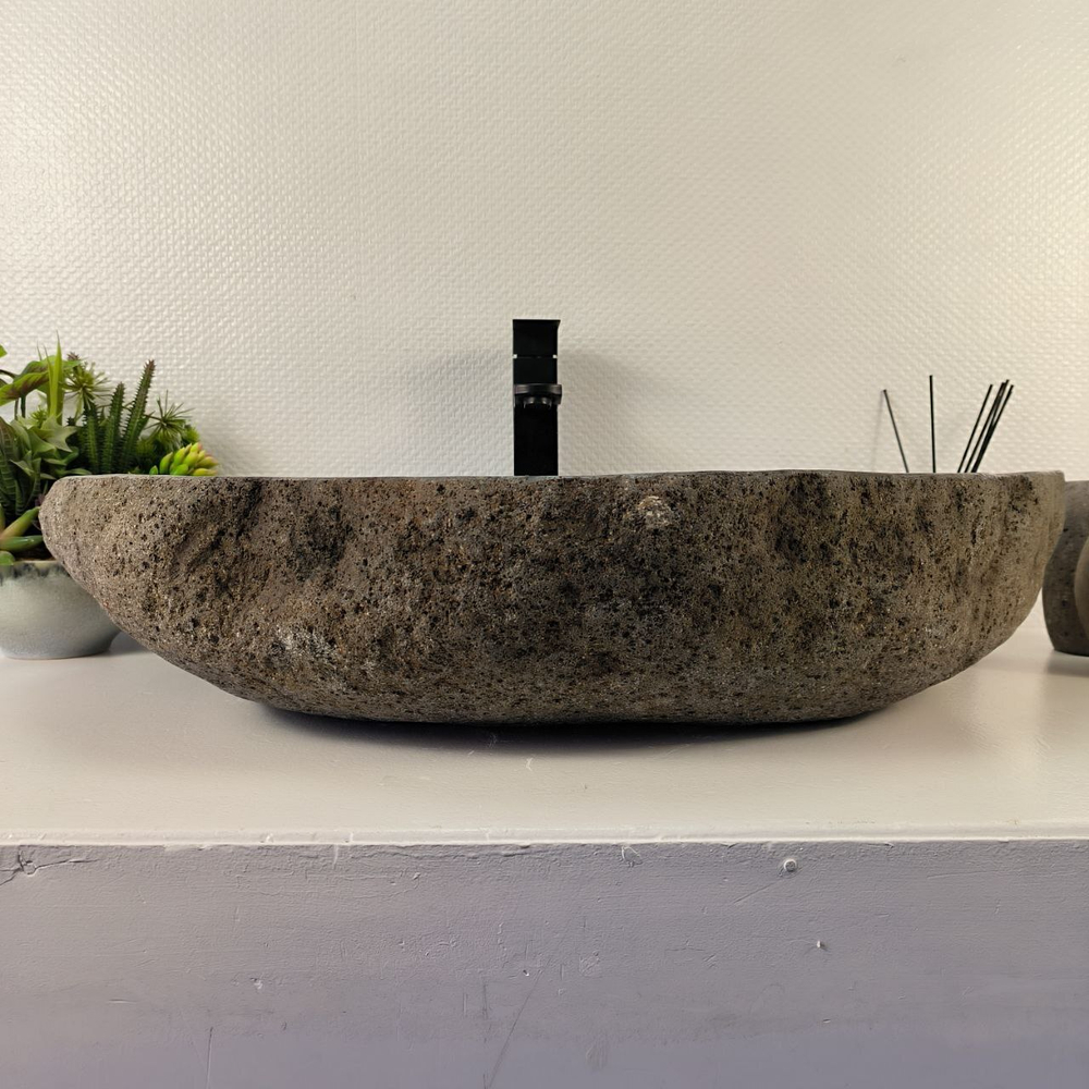 Раковина из речного камня RS-65407 75*50*15 0863
