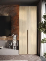 Шкаф Распашной Бежевый 81х220x52,5 SOHO WingLine