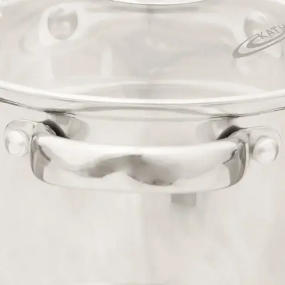 Набор кастрюль из нержавеющей стали 4 предмета «Гретта» (2,2л+3,2л) Катунь