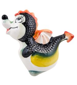 ГЛ- 911 Магнит «Дракон» цв. (Гжельский фарфор)